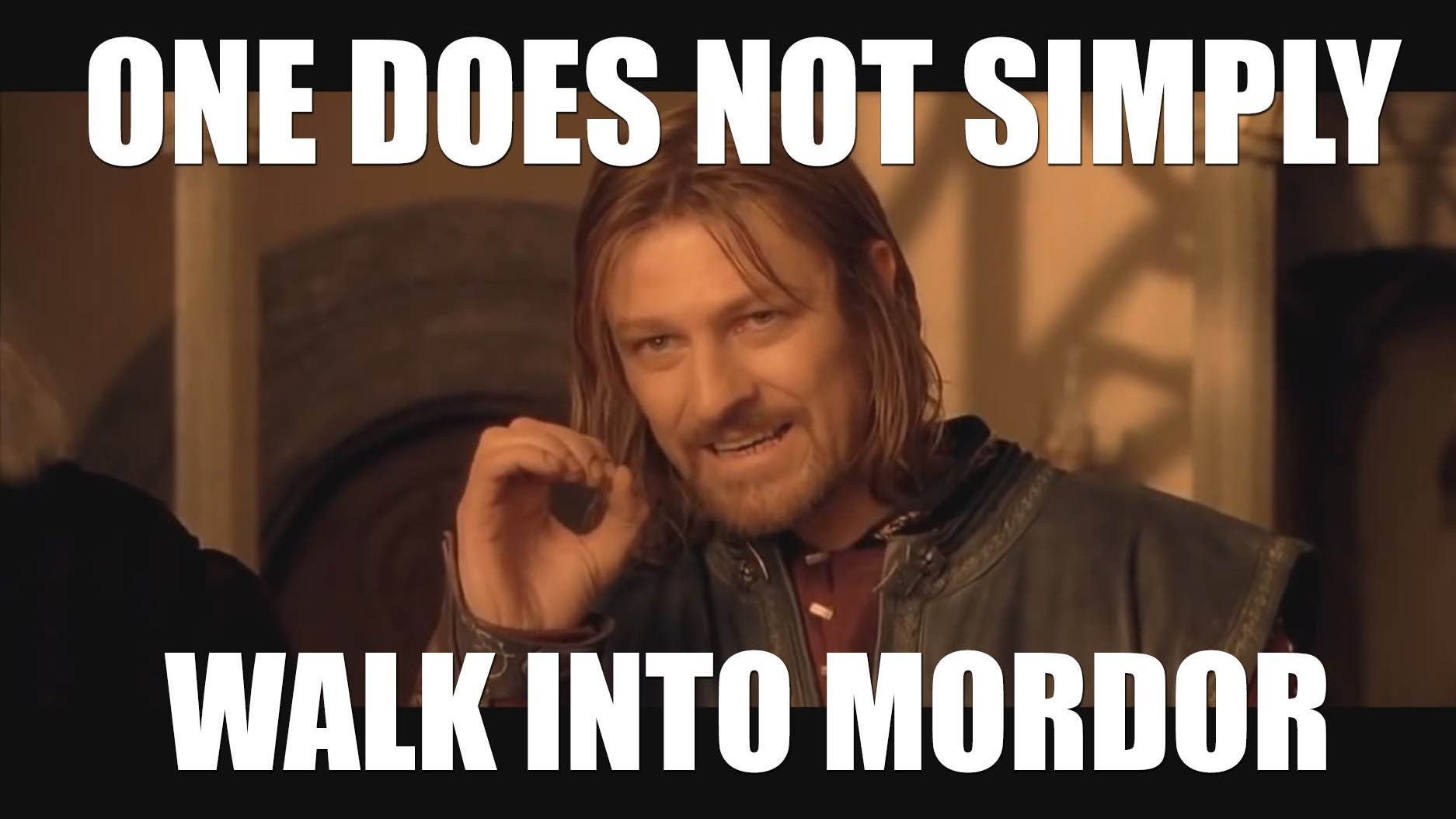 One Does Not Simply Vlog