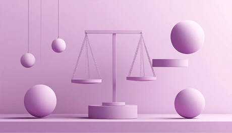  A balance and spheres representing potential