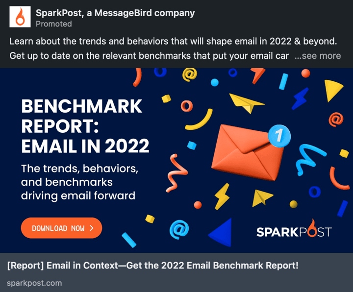 Benchmark report - email marketing