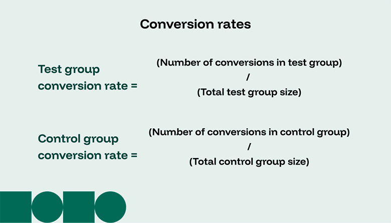  A formula for conversion rates