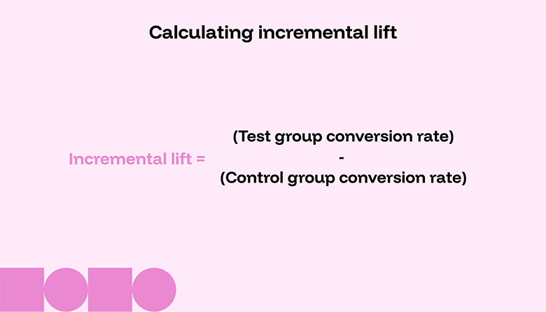 Calculating incremental lift