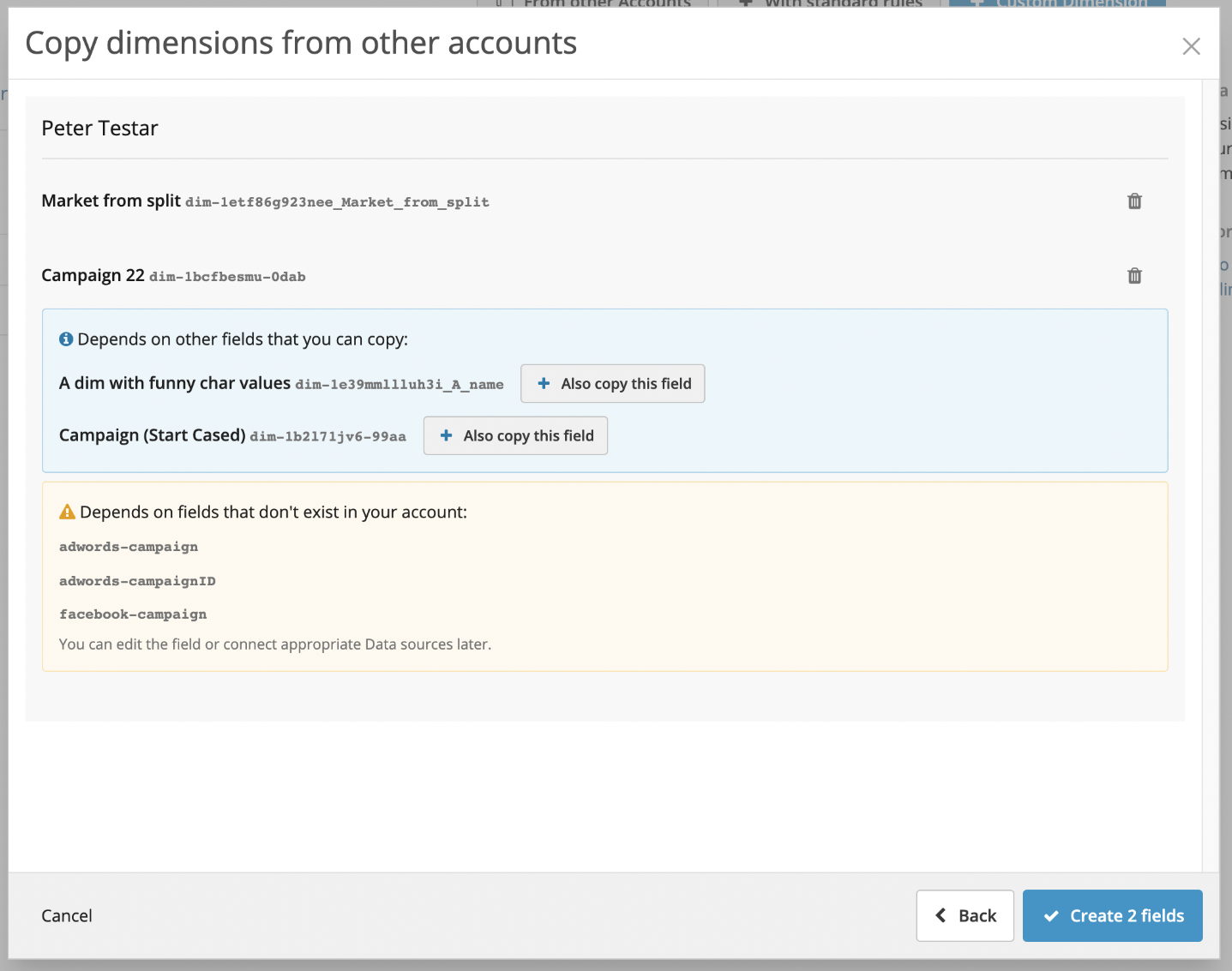 Copy fields between accounts just became easier