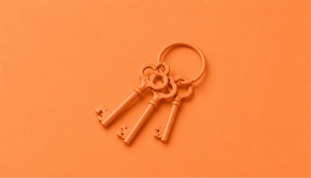 A small bundle of vintage keys on a ring to indicate Datorama replacement