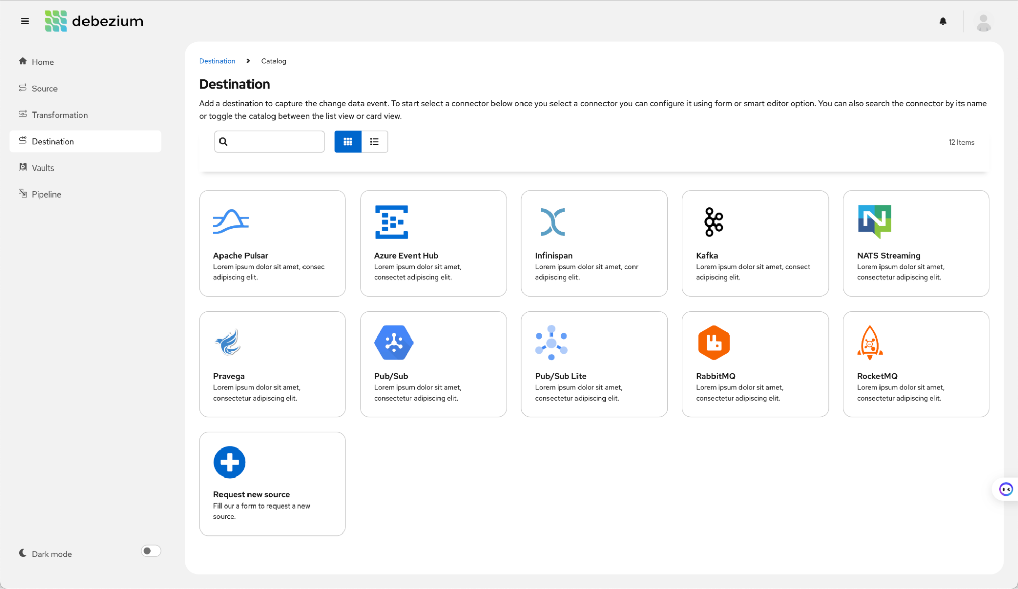 ETL tools example debezium integrations