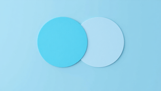 Overlapping circles labeled marketing and finance, showing shared alignment 