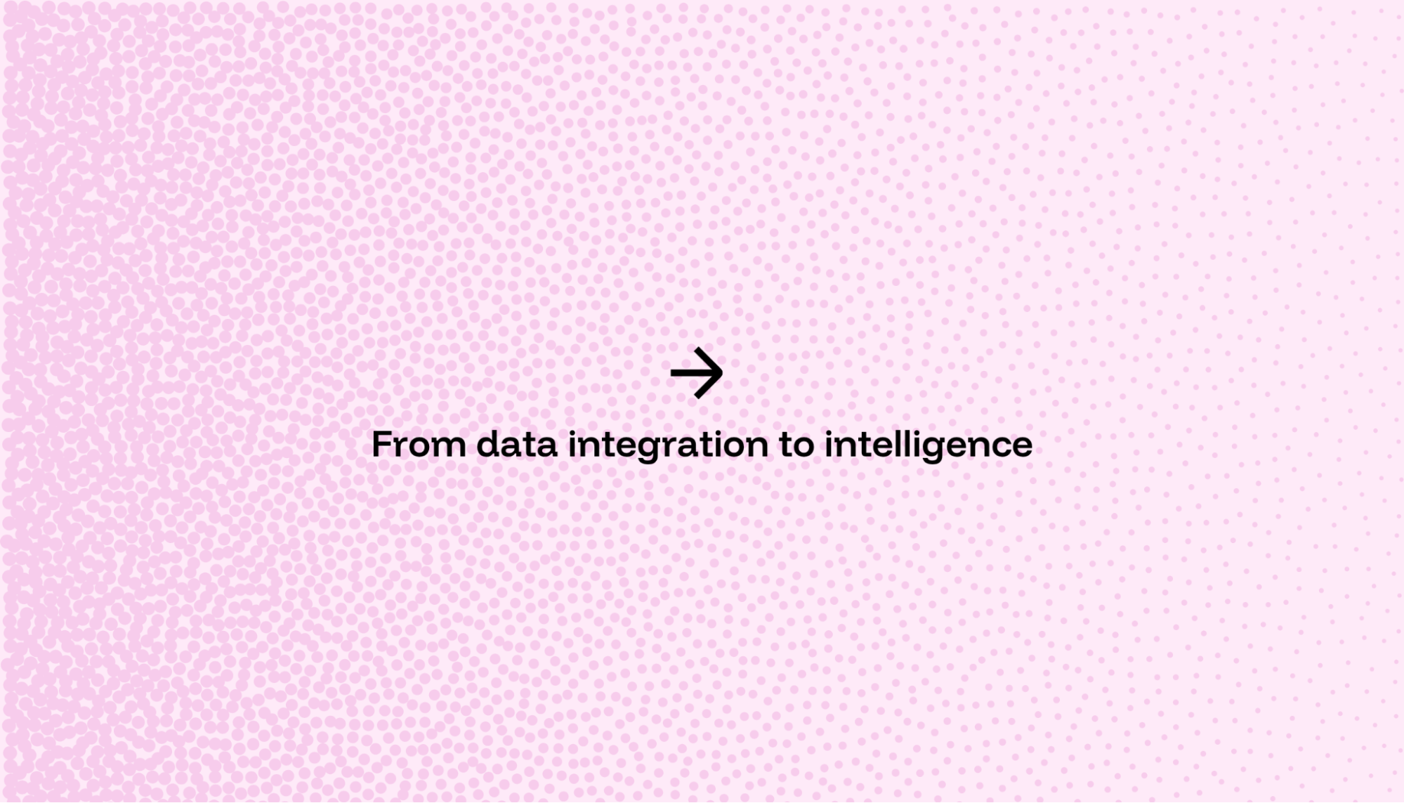 visualization of fragmented data becoming a unified, clear signal