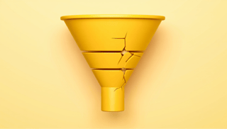 A leaky funnel being optimized at each stage 