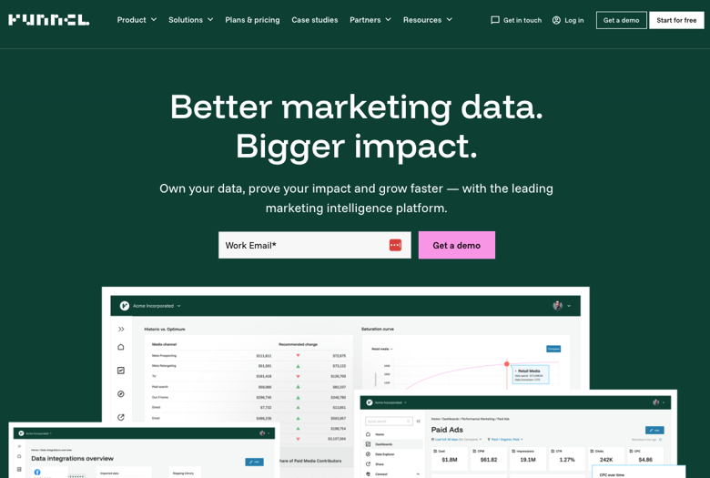 Abstract concept representing Funnel’s marketing intelligence dashboards, ad performance tracking, and connected data sources