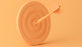 Darts on a dartboard 