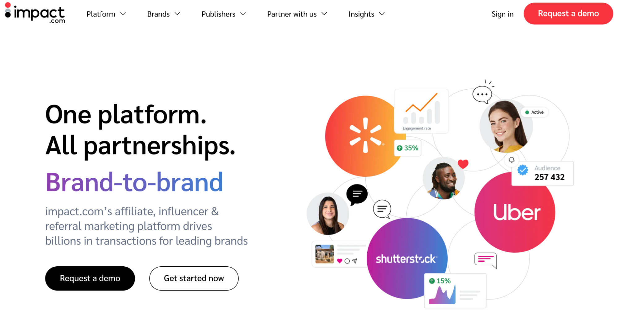 Screenshot of Impact website