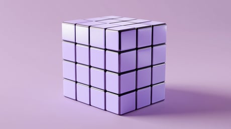 A completed Rubik’s cube representing marketing data aligned into one consistent model