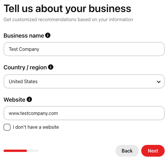 Pinterest tell us about business