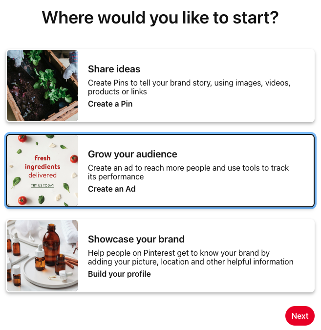 Pinterest where do you want to start
