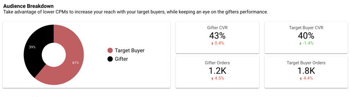 Data Studio Q5 template for marketing - audience dimension