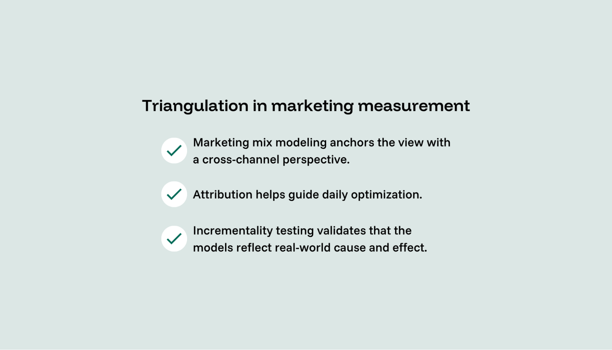 Triangulation In Marketing Measurement