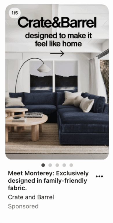 Video ad Pinterest