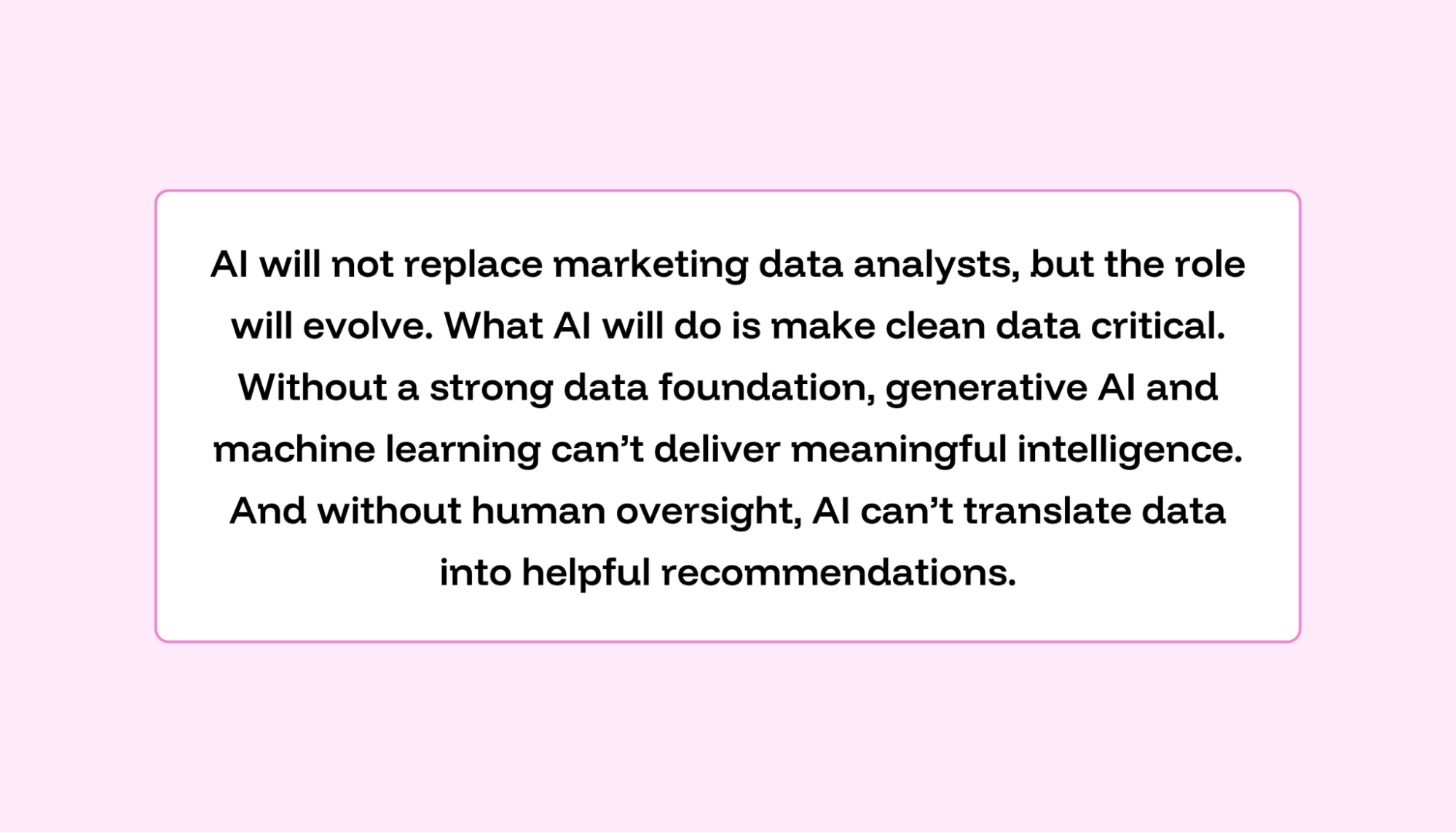 AI & marketing data analysts
