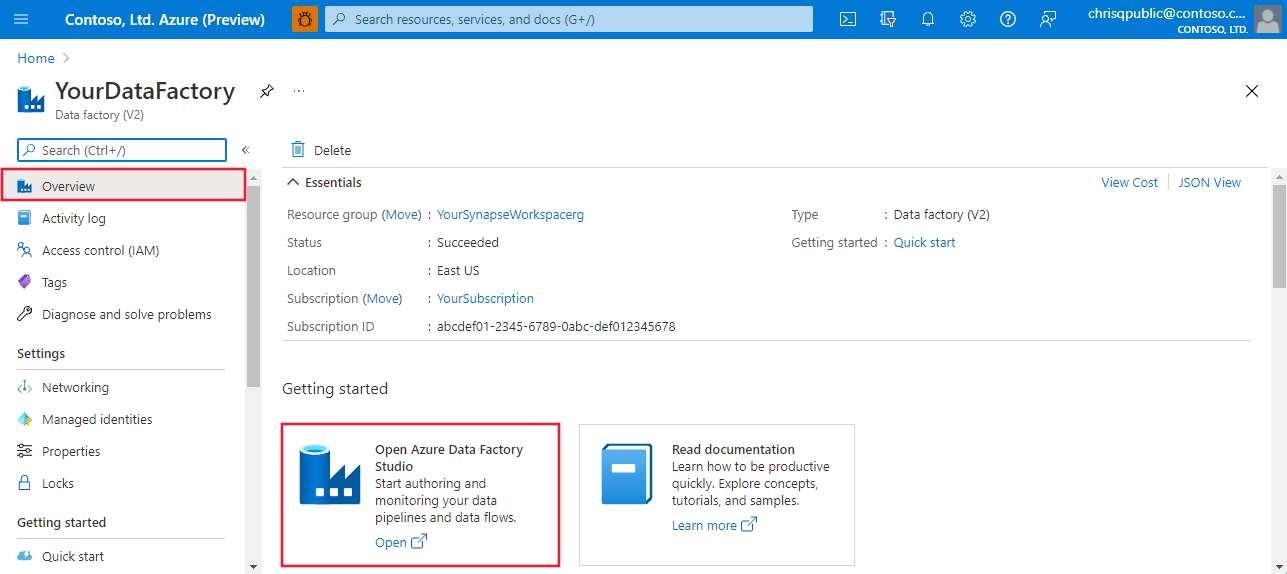 azure data factory