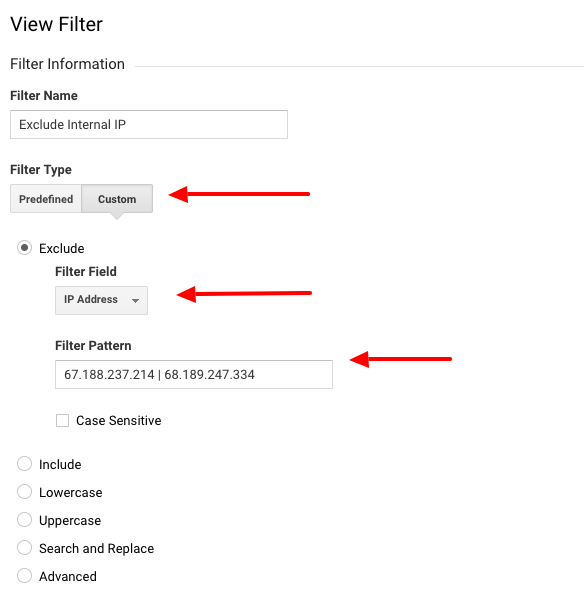 google analytics ecommerce tracking