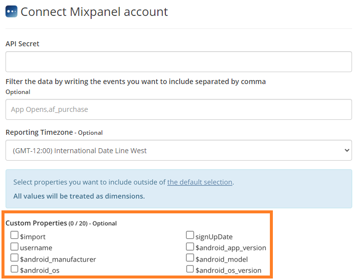 connect-mixpanel