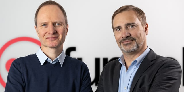 Funnel founders Fredrik Skantze and Per Made.