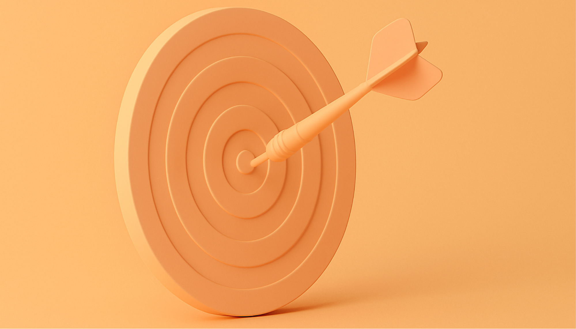 Darts on a dartboard