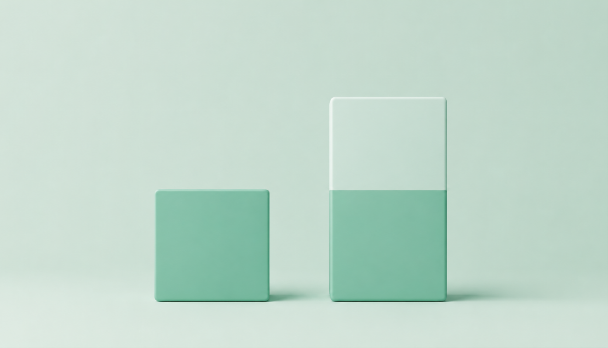 Clean visual of the control group and test group in an incrementality test