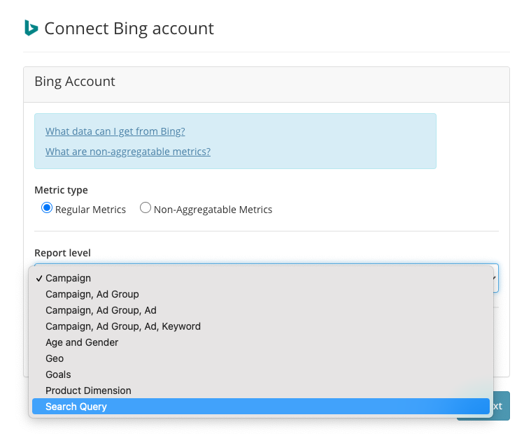 Bing - Search Query